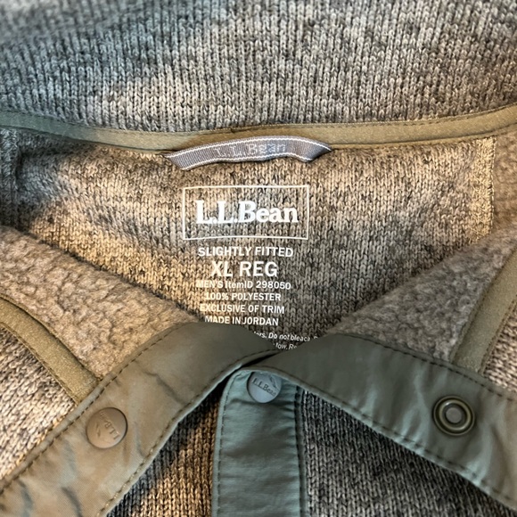 L.L. Bean Sweater Fleece Pullover Men’s - Picture 3 of 4